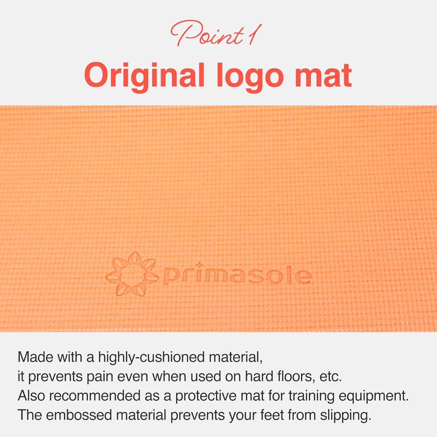 Yoga Mat with Carry Strap for Yoga Pilates Fitness and Floor Workout at Home and