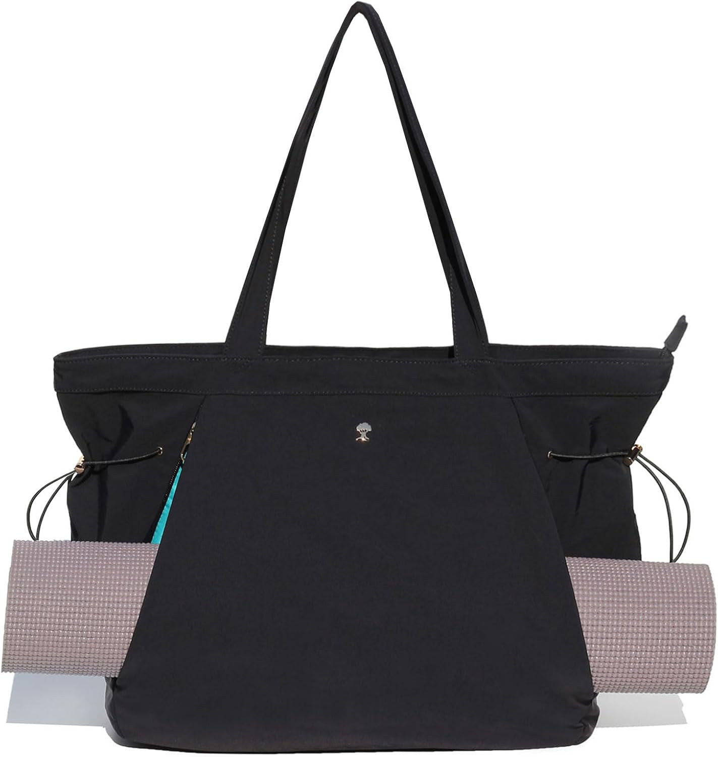 Yoga Tote Bag for Women Shoulder Bags Drawstring for Office Workout Travel Carry