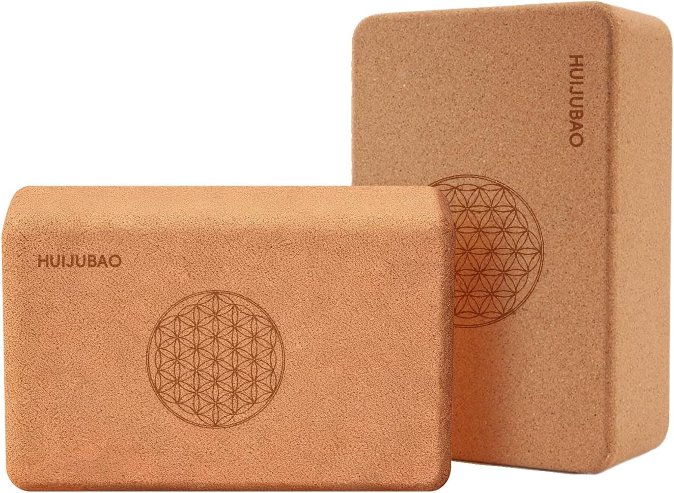 Cork Yoga Block, High Density Non-Slip Support Blocks for Balance, Dance, Pilate