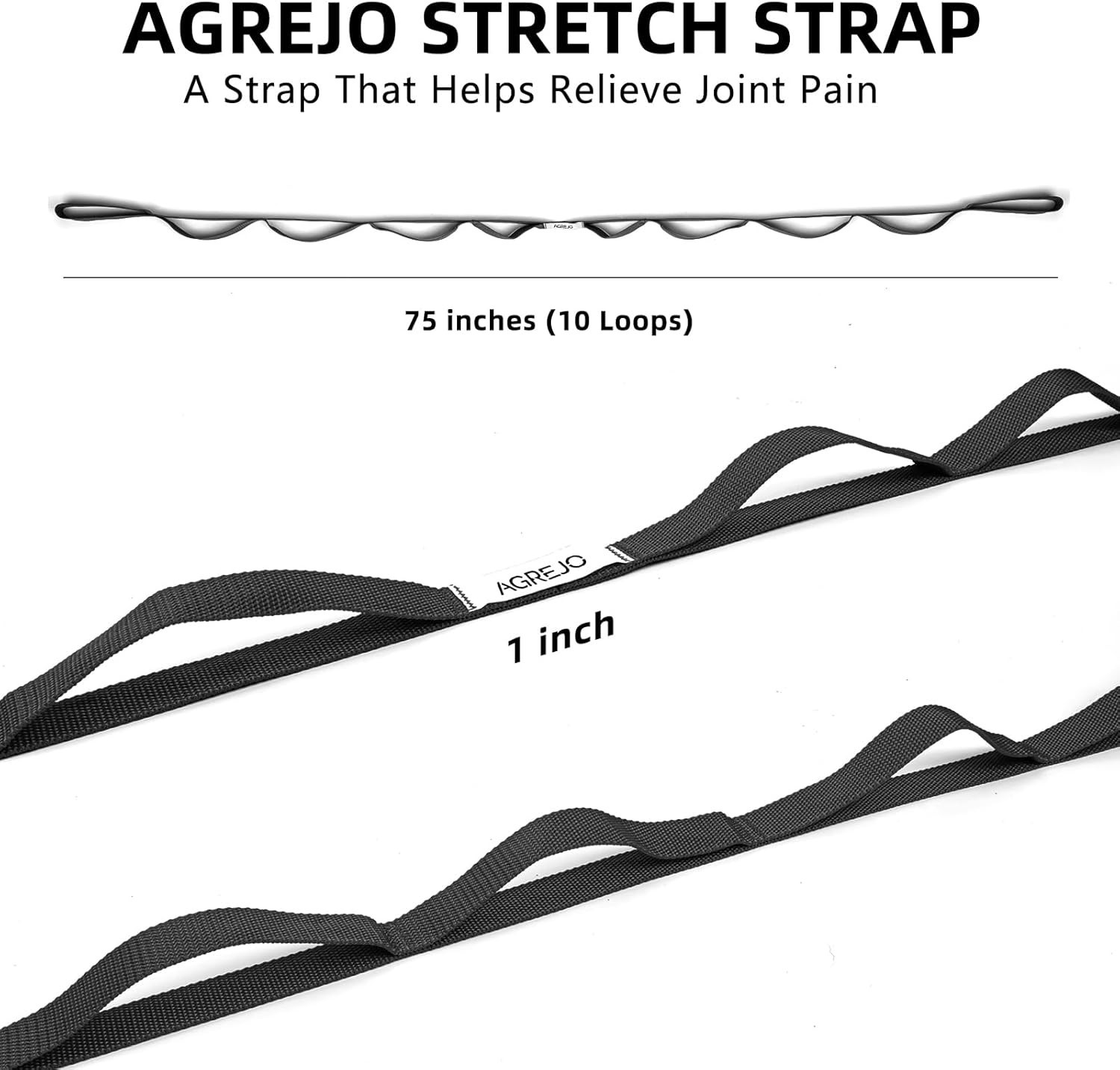 Stretching Strap Yoga Strap for Physical Therapy Stretch Out Straps for Home …