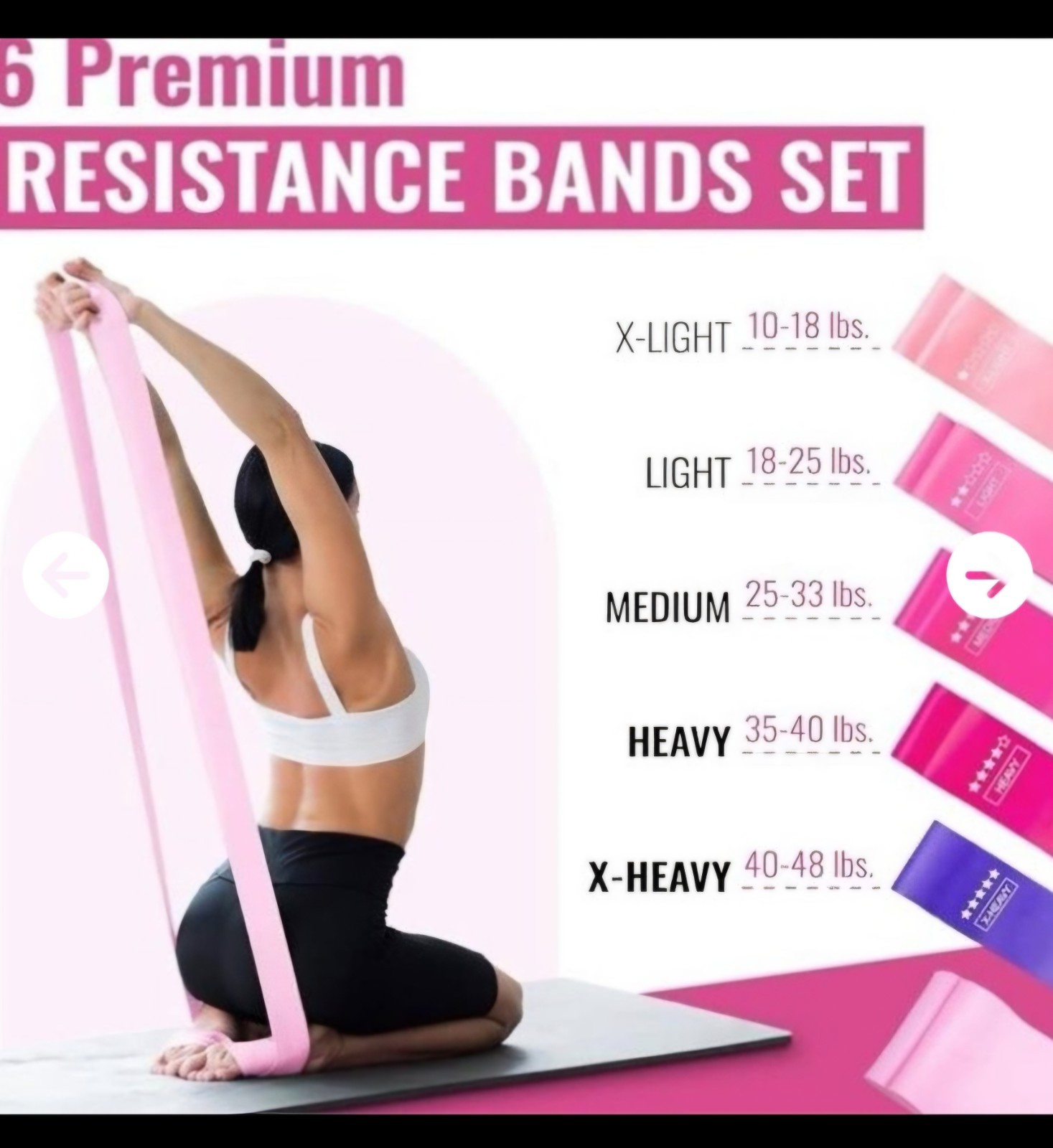 11 Pcs Pilates Ring Set for Women Yoga Home Equipment Accessories Pilates Ring