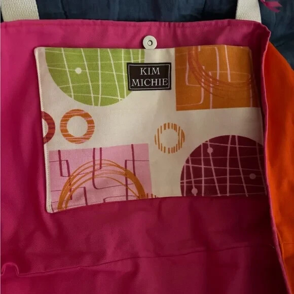 New Kim Michie Colorful Yoga And Pilates Bag Orange/Pink