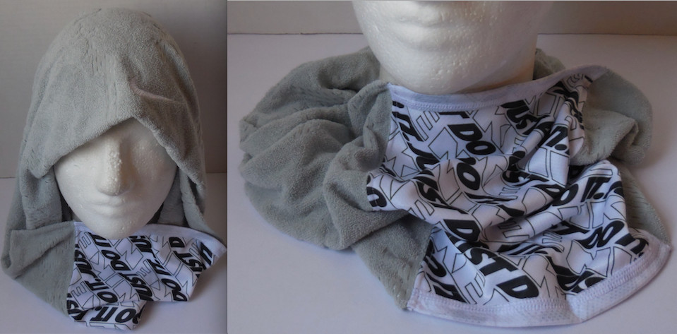 Nike Cooling Towel Scarf LT Smoke Grey/Anthracite/White 17&Prime; X 12&Prime;