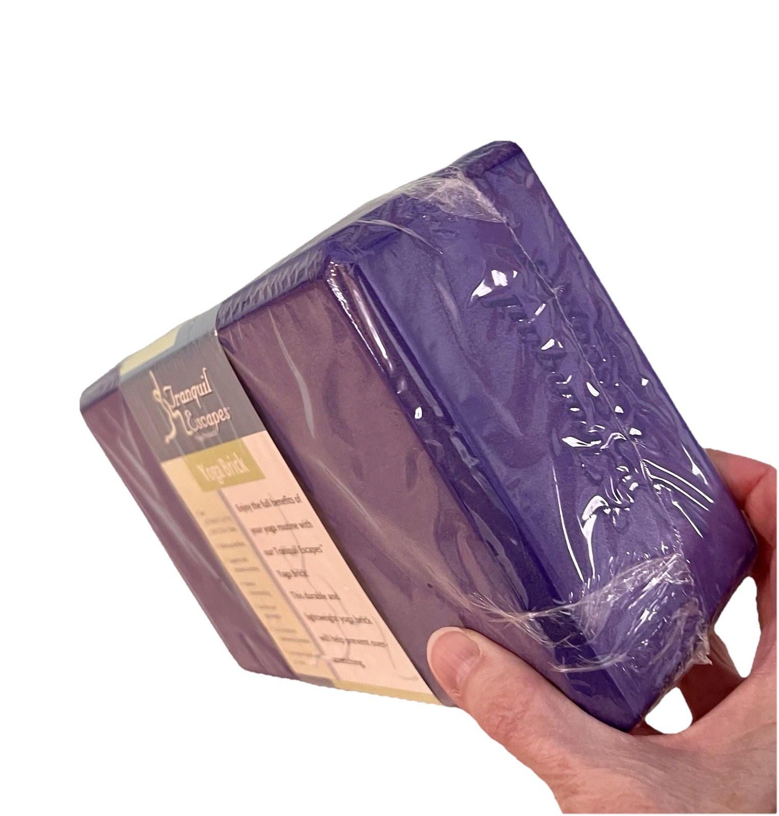 Two Brick Yoga Set, Tranquil Escapes Purple. New in package