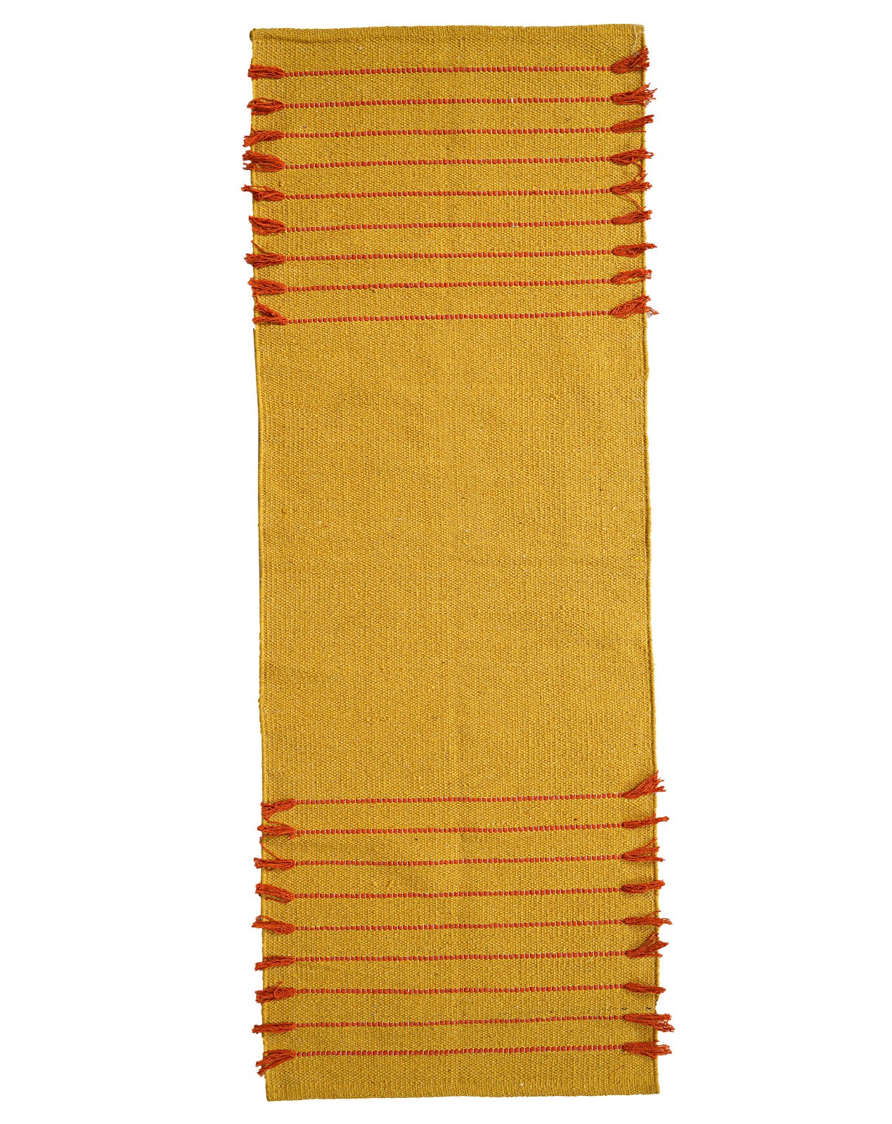 Yoga Mat and Sound Bath Meditation Rug: 100% Cotton, Non-Toxic, Handmade