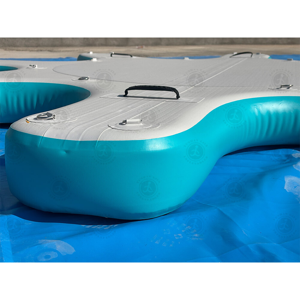 NEW DWF 9&rsquo;6&Prime; Inflatable Yoga Dock Platform For Yoga Fitness Ocean Sea