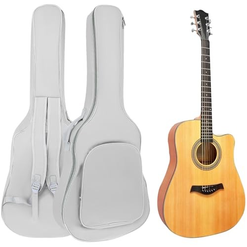REMAGIC Acoustic Guitar Bag 40 41 Inch – Double Shoulder Adjustable Straps