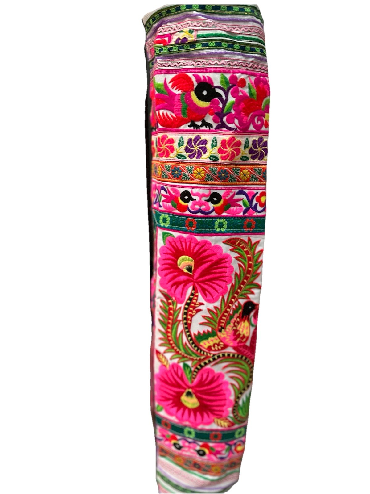 Yoga Mat Dogma Tapestry Embroidery Carrier Bag Colorful Adjustable BNWOT Nice