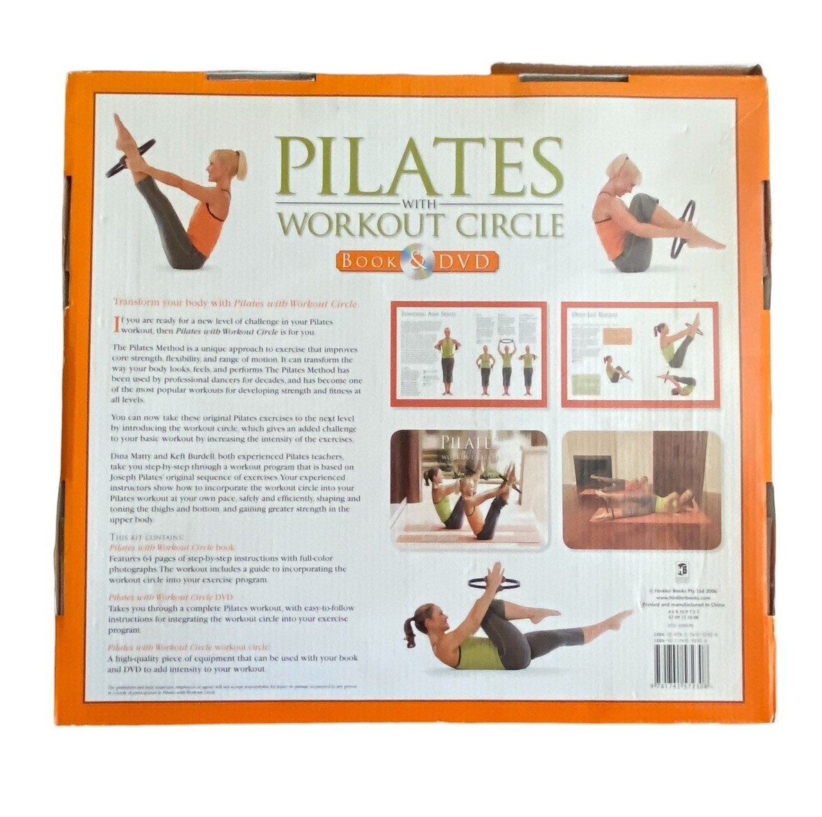 Pilates With Workout Circle Book & DVD with 64 Pg Book & 42 Minute DVD w Circle