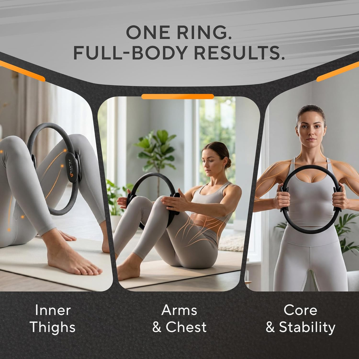 Pilates Ring Circle, Magic Circle Pilates Ring, Inner Thigh Exercise Equipment,