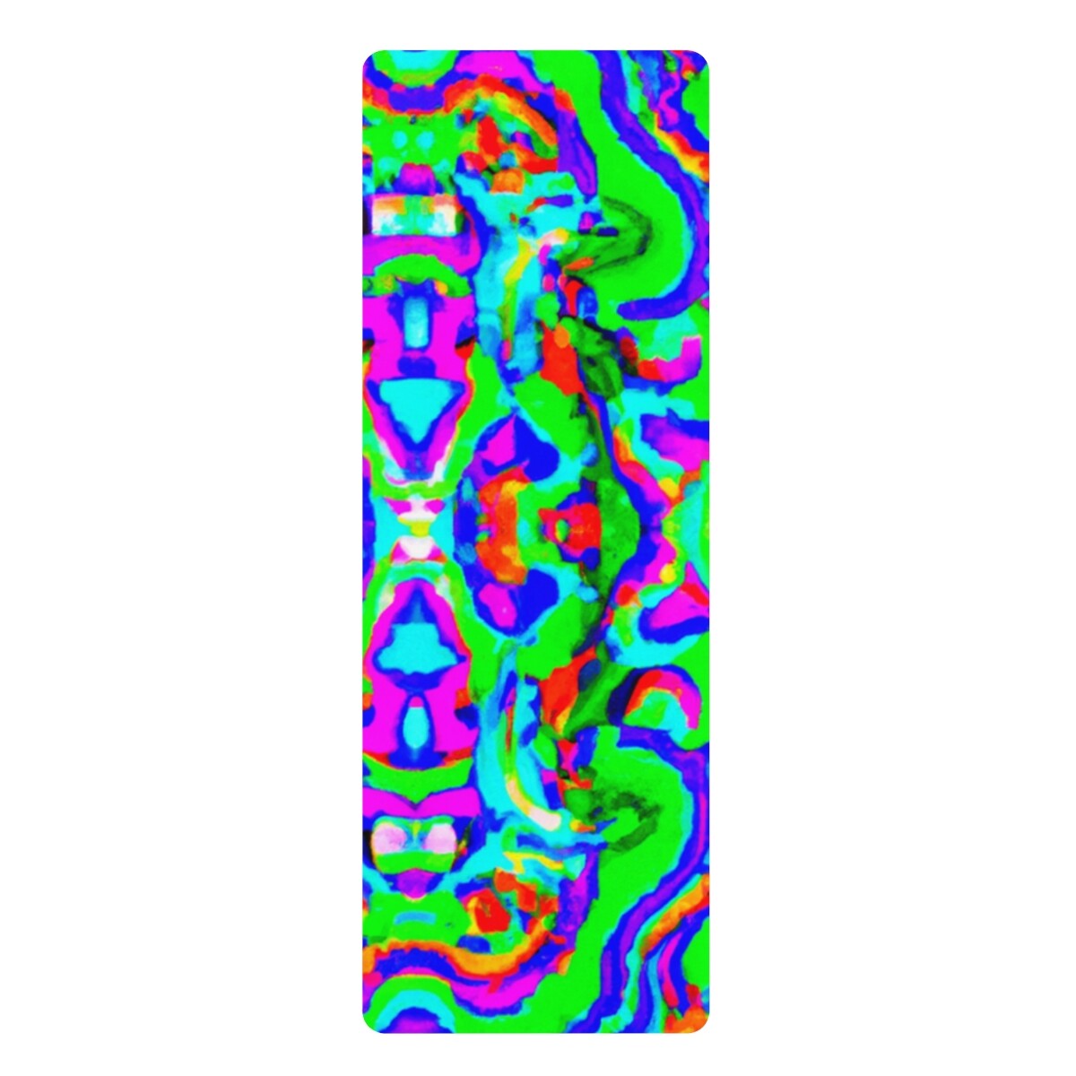 Kamalesh Dharma Sharma – Psychedelic Yoga Exercise Workout Mat – 24″ x 68&Prime;