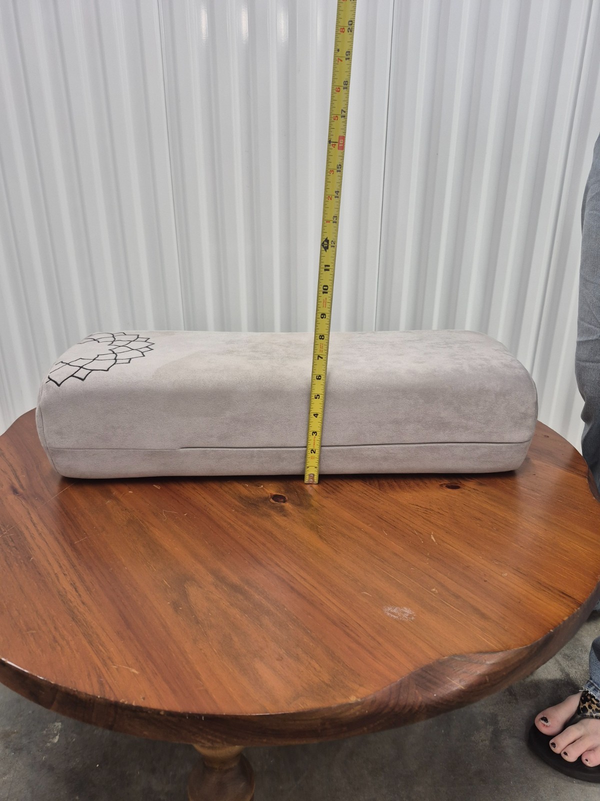 Yoga Imperative Bolster Pillow 24x10x6in Rectangular Meditation Cushion New