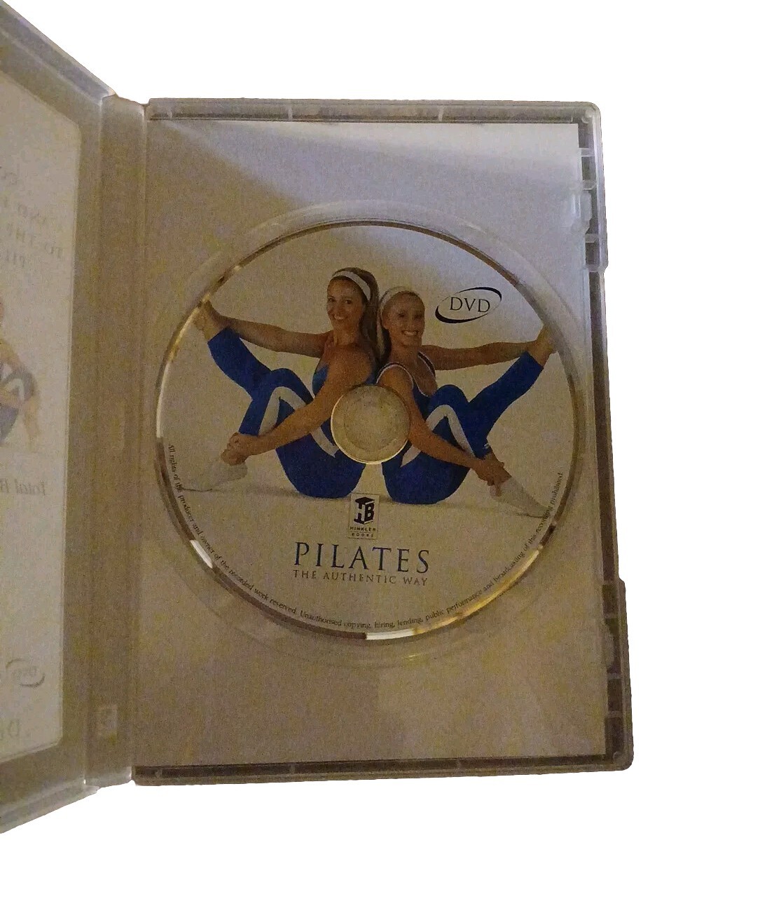 Pilates The Authentic Way DVD Basic And Intermediate VG Cond Easy Instructions