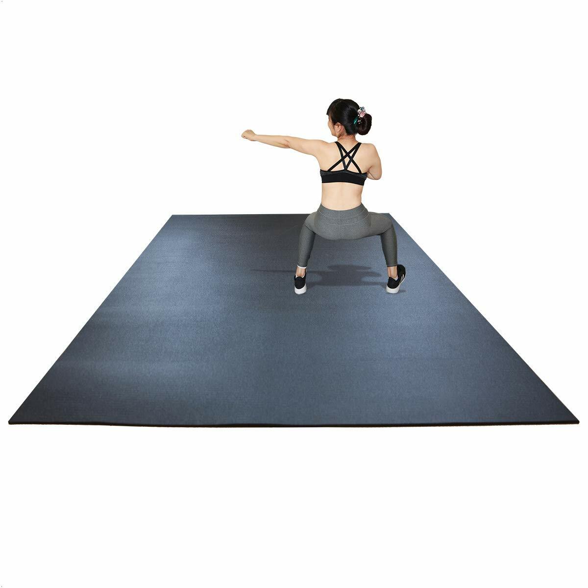 RevTime Extra Large Exercise Mat 6 x 6 feet (72&Prime; x 72&Prime; x 1/4&Prime;+) 7 mm Thick