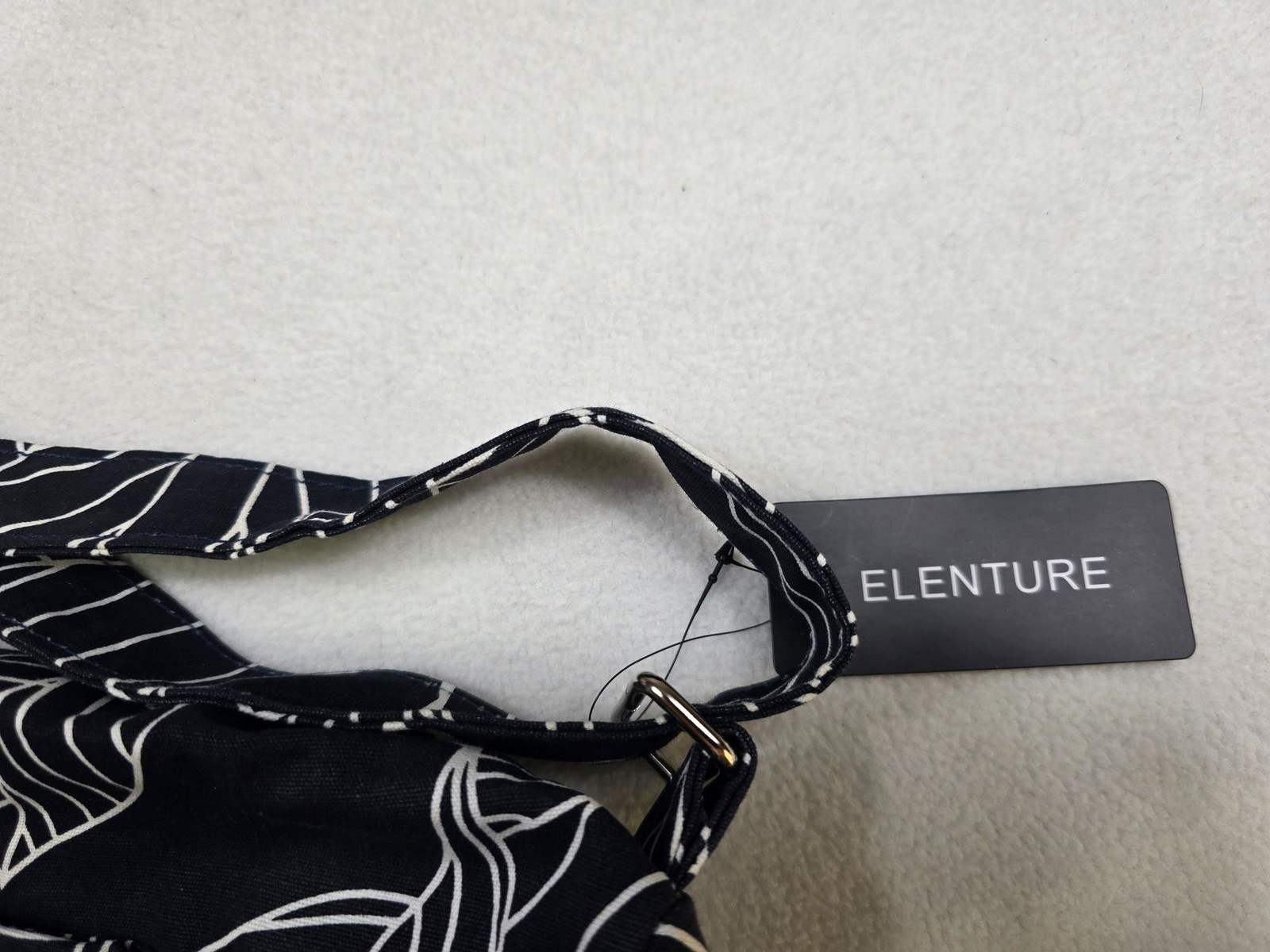 Elenture Yoga Mat Bag With Leaf Pattern Adjustable Shoulder Strap Lightweight