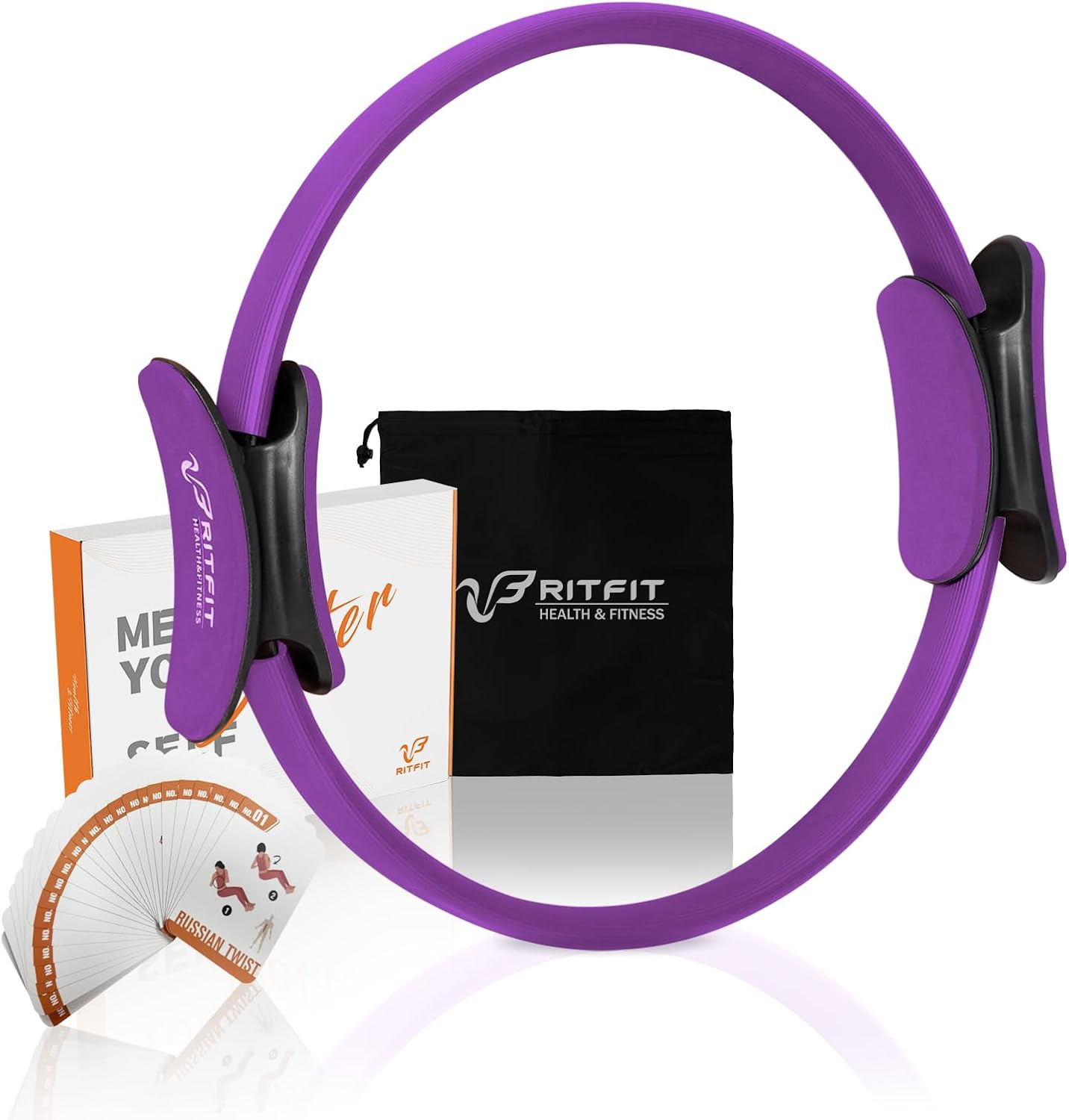 Pilates Ring Circle – 14 Inch Magic Fitness Circle for Toning Inner & Outer Thig
