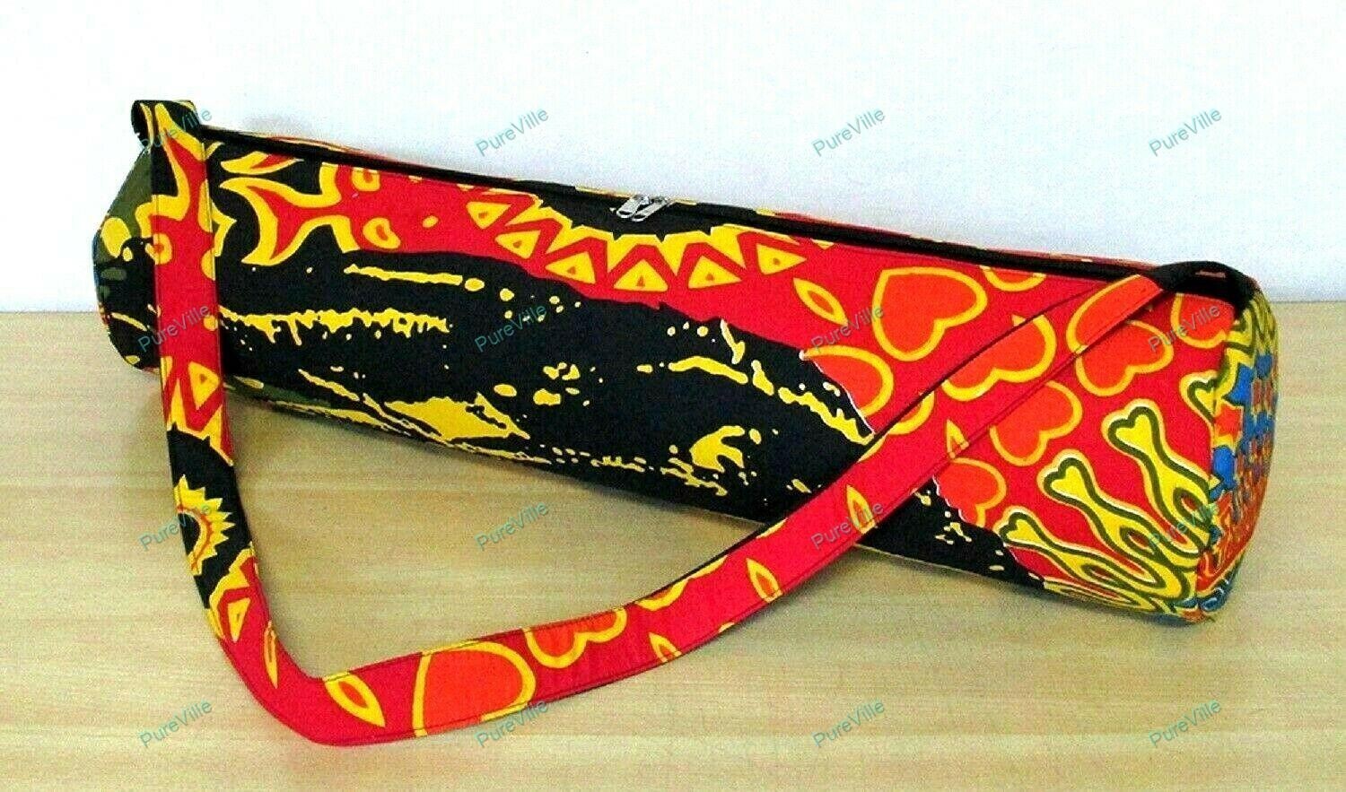 Custom Yoga Bag Mandala Omber Beach Exercise Carrier Bag With Shoulder
