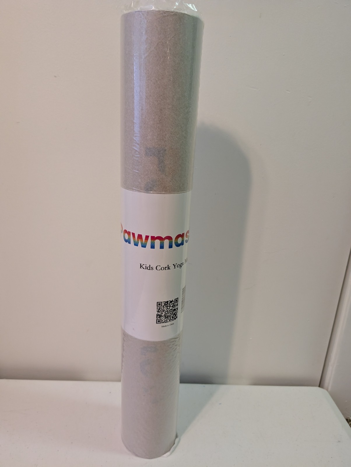 New Sealed Pawmaste Cork Yoga Exercise Mat. Natural Sustainable Cork. 24&Prime; x 60&Prime;