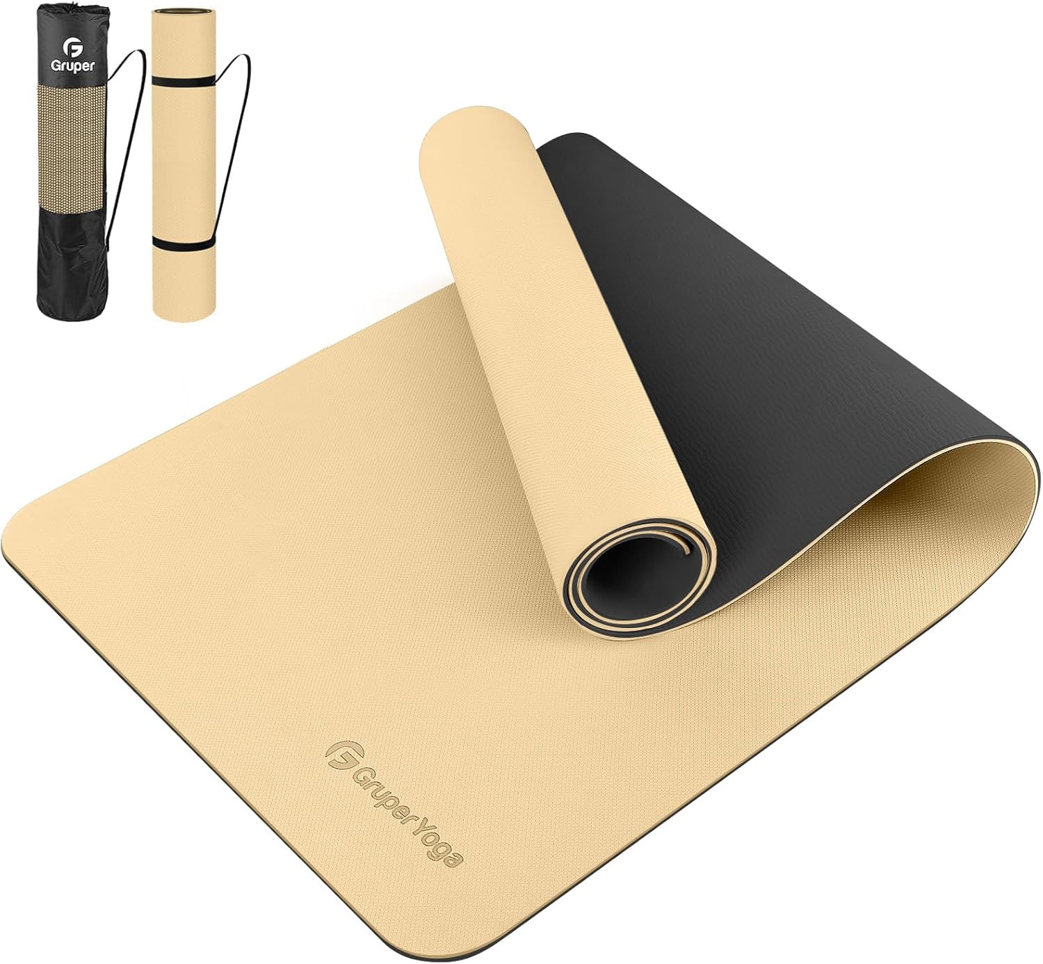 Yoga Mat Non Slip, 72&Prime;L X 24&Prime;W X 0.24&Prime;/0.32&Prime;TH, Anti-Tear Exercise Mat with Carr
