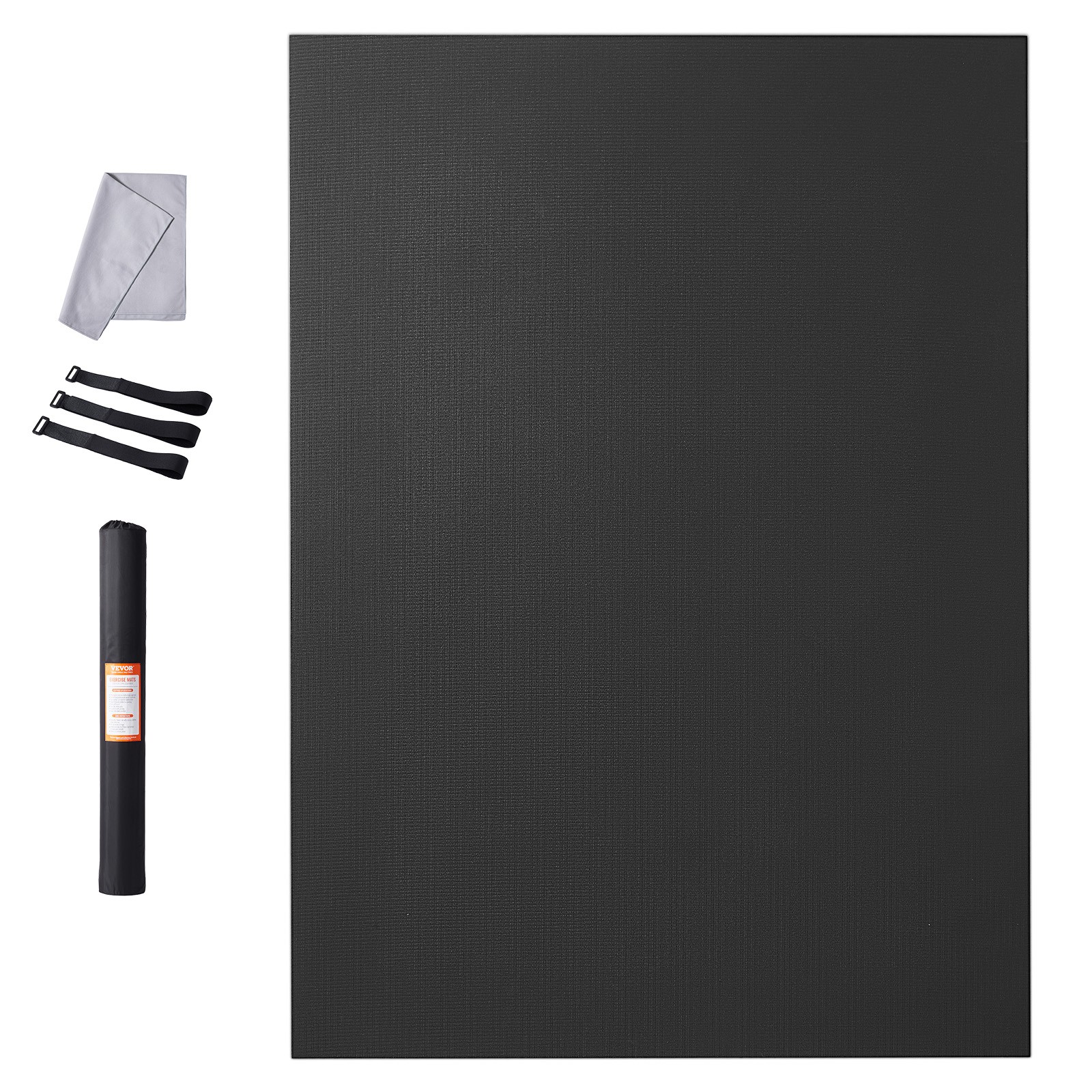 VEVOR Exercise Mat Non Slip Yoga Mat Gym Fitness Pilate Workout Mat (7x5ft)