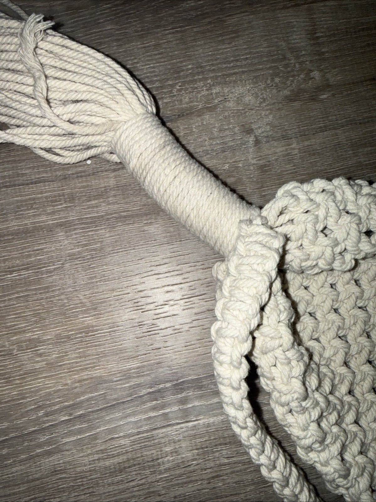 Oak And Reed Macrame Yoga Mat Carry Bag 100% Cotton Boho Made In India NWT