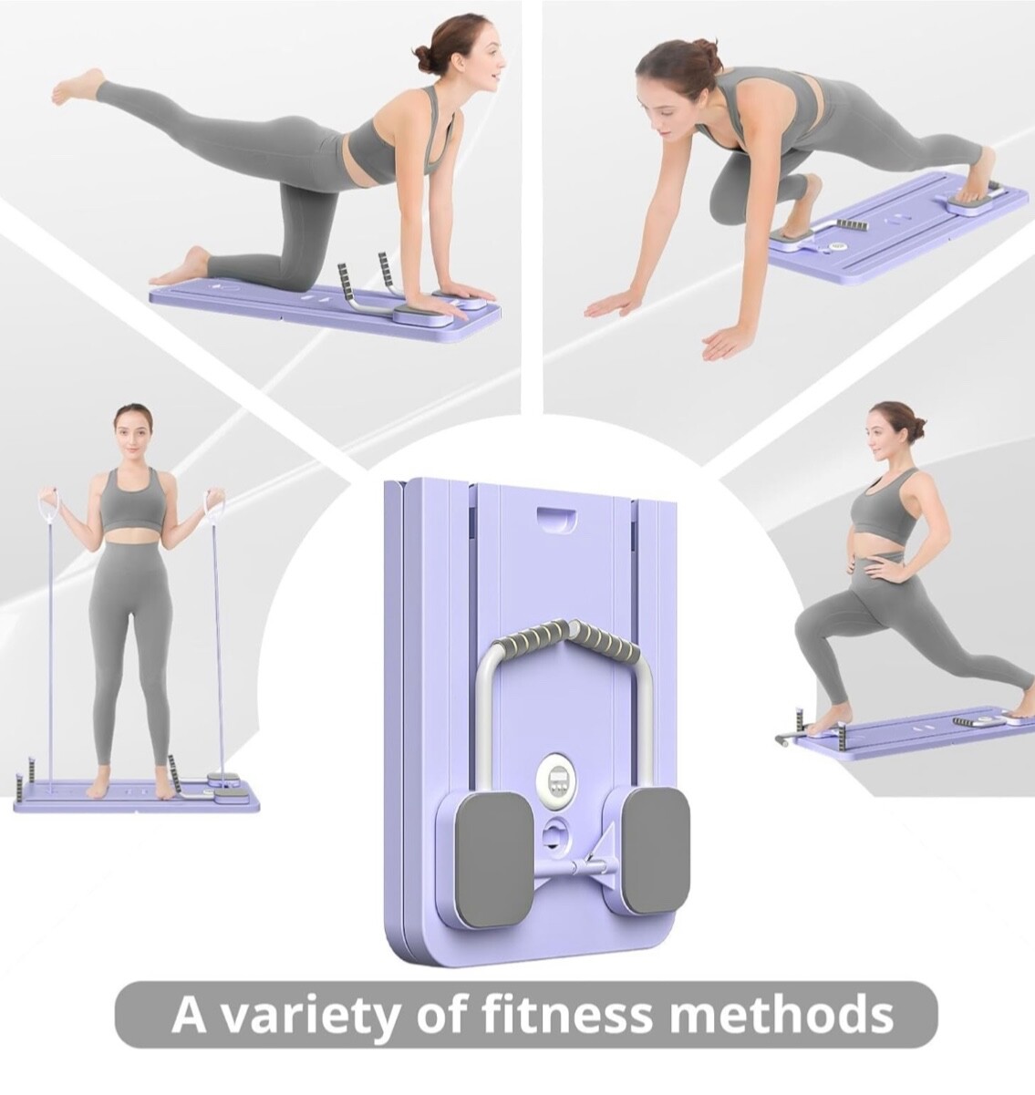 Foldable Pilates Reformer Workout Board – Home Core Trainer