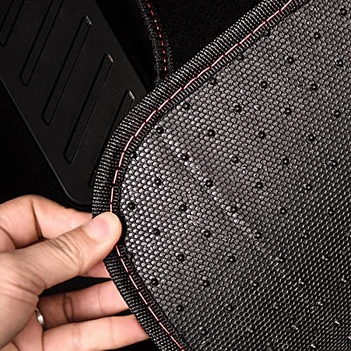 CAR PASS Waterproof Universal Fit Faux Leather Car Mats – Anti-Slip Backing for