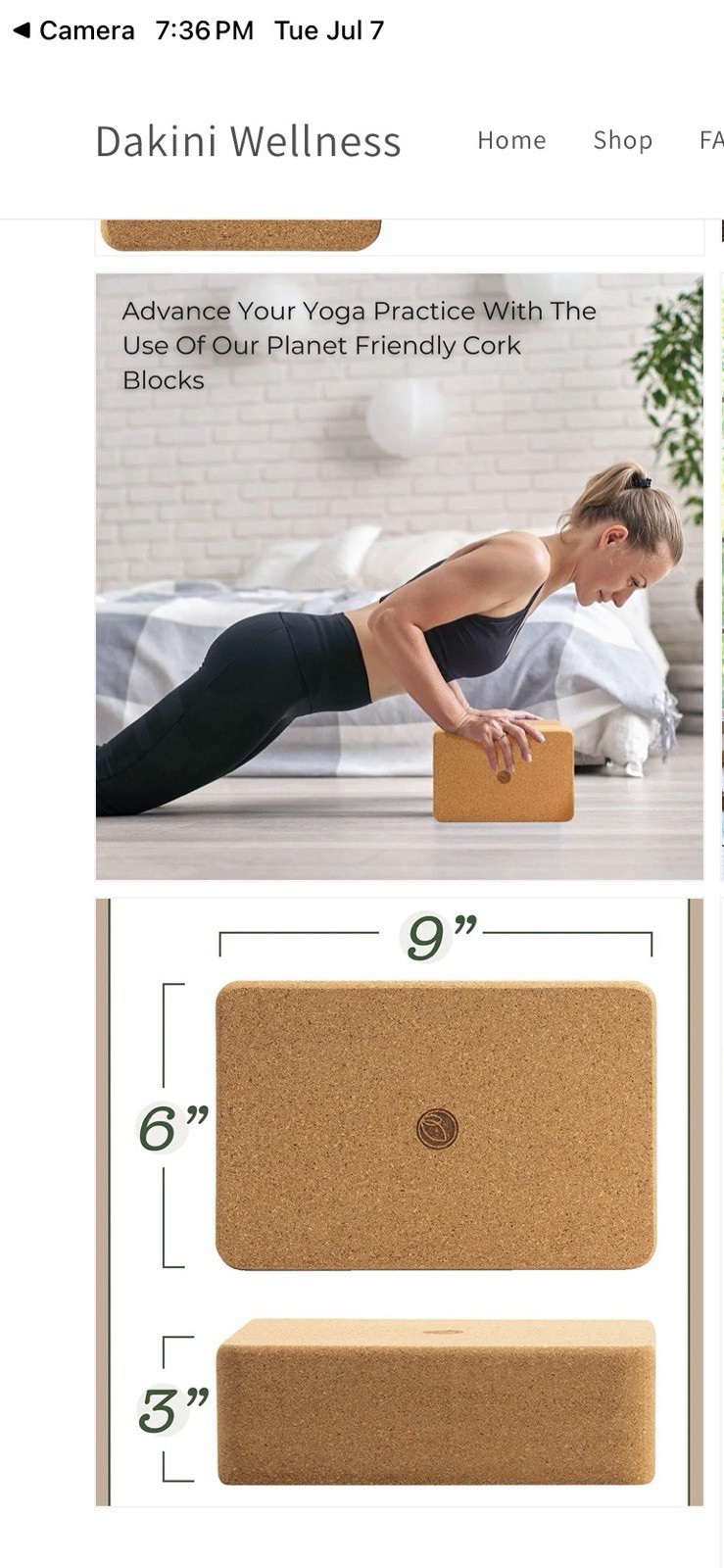 2 Dakini Yoga Blocks