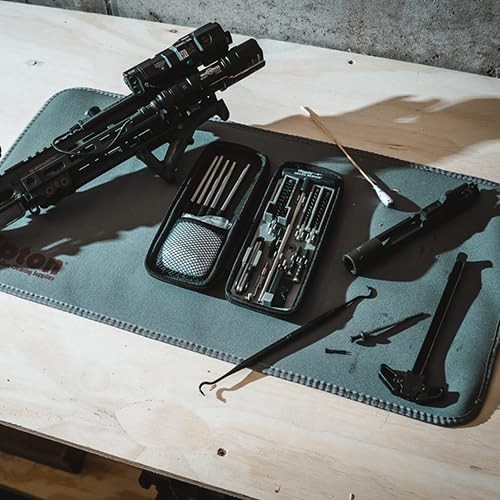 Tipton Maintenance Mat with Neoprene Construction for Pistol One Size, Grey