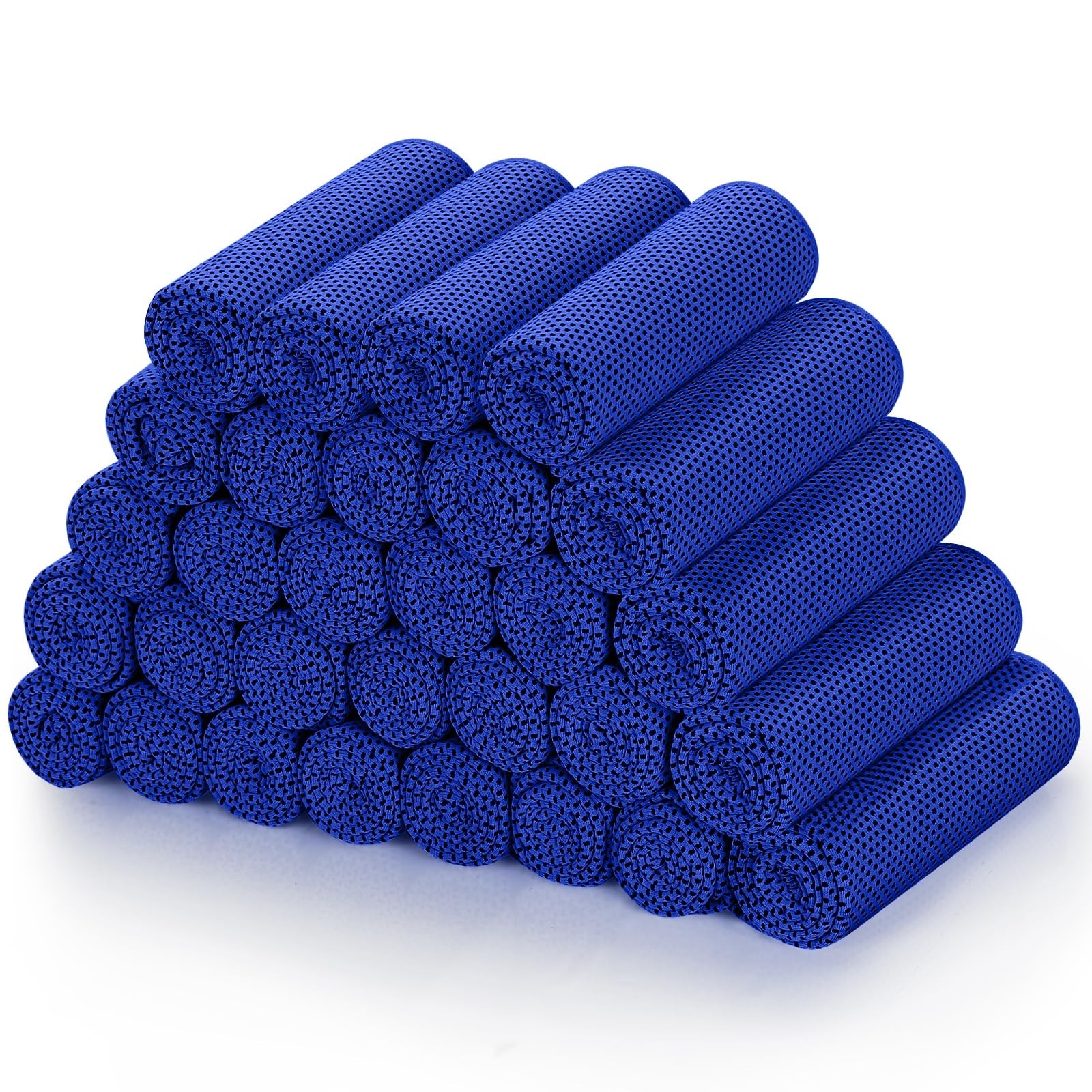 Biange Cooling Towels (40&Prime;x 12&Prime;, Pack of 30) for Neck and Face, Cold Towel fo…