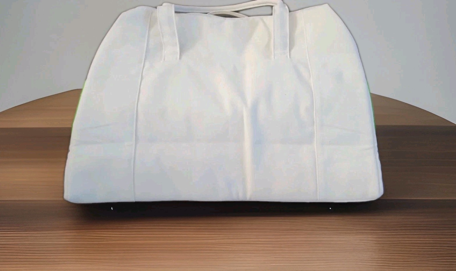 Yoga Mat Bag Light Green/White Full-Zip Canvas with Yoga Mat Pocket