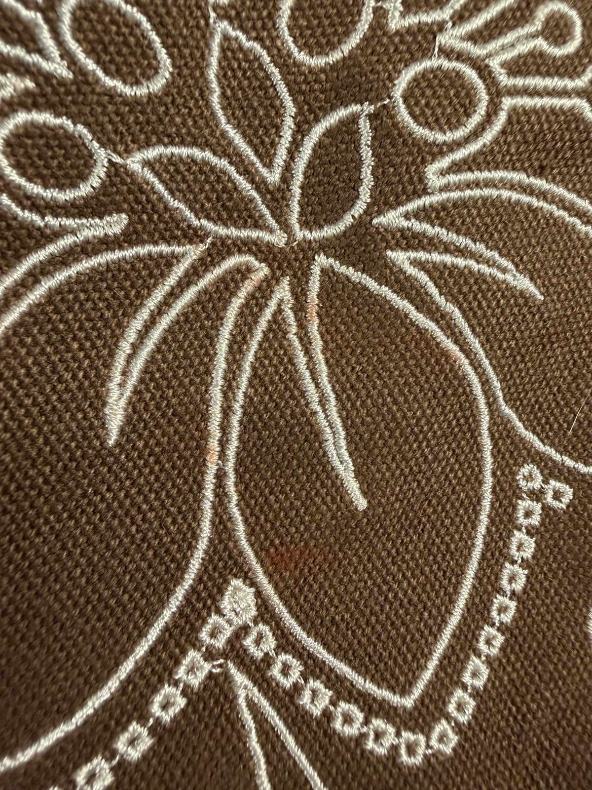 Gaiam Yoga Mat Bag Long Brown Floral Carrier Gym Tote Workout Bag