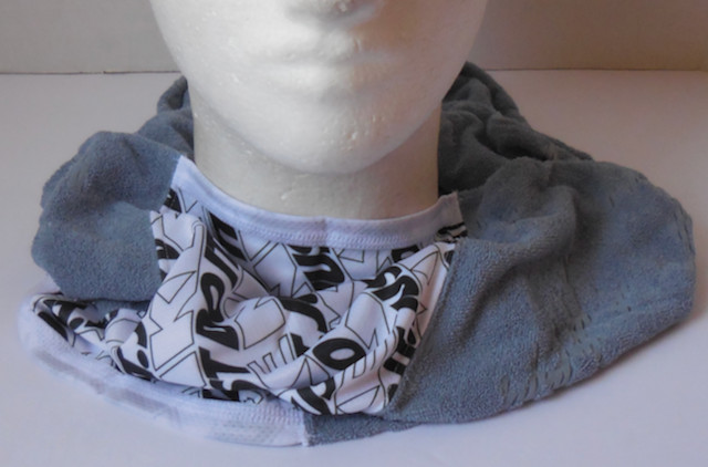 Nike Cooling Towel Scarf Ashen Slate/Anthracite/White 17&Prime; X 12&Prime;