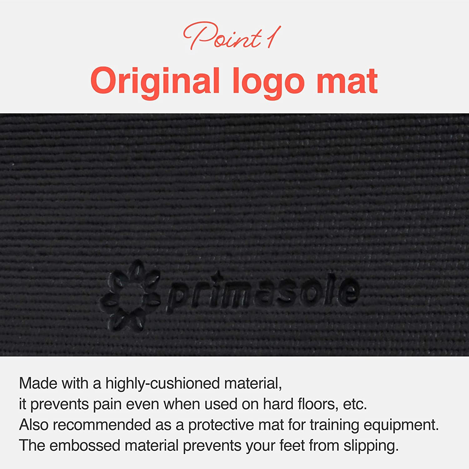 Yoga Mat with Carry Strap for Yoga Pilates Fitness and Floor Workout at Home and