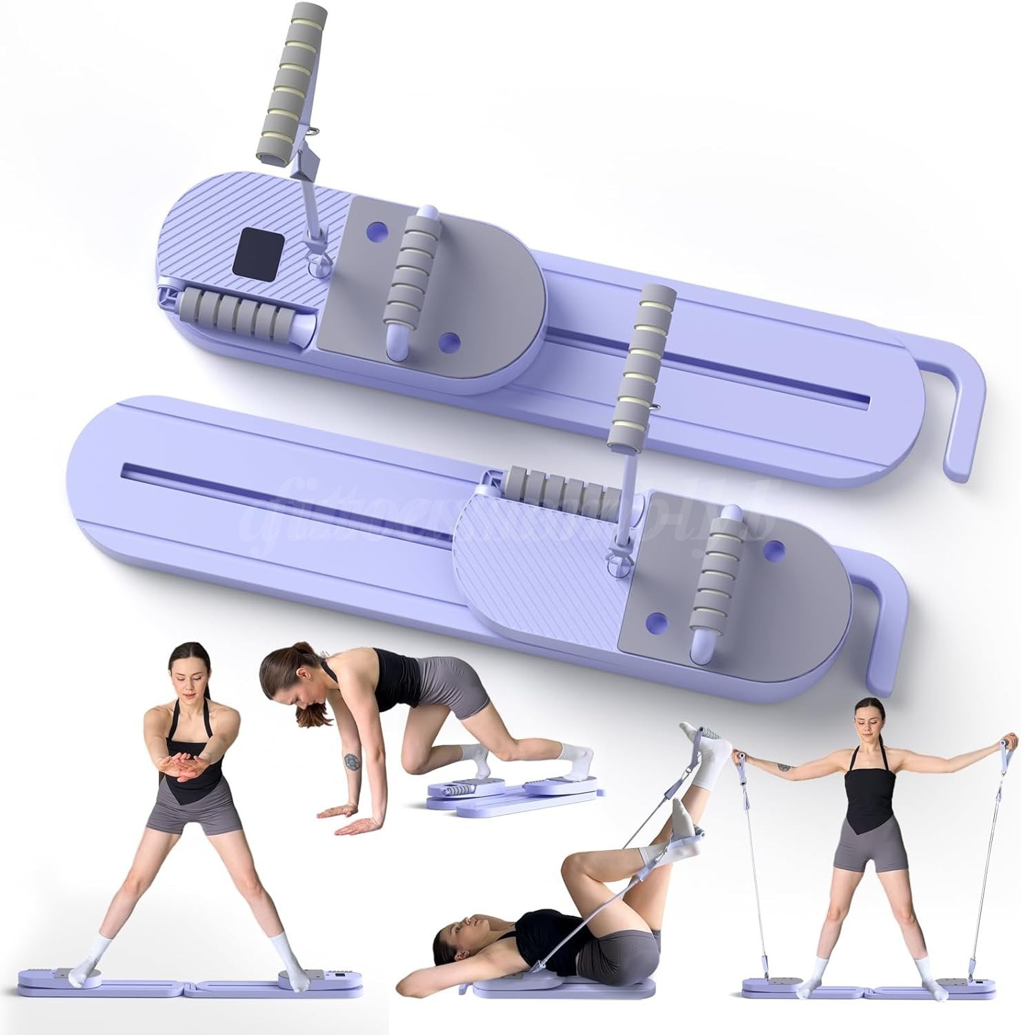 Pilates Board Pilates Reformer Set, Multi-Purpose Board for Home, 5 in 1 Pilates