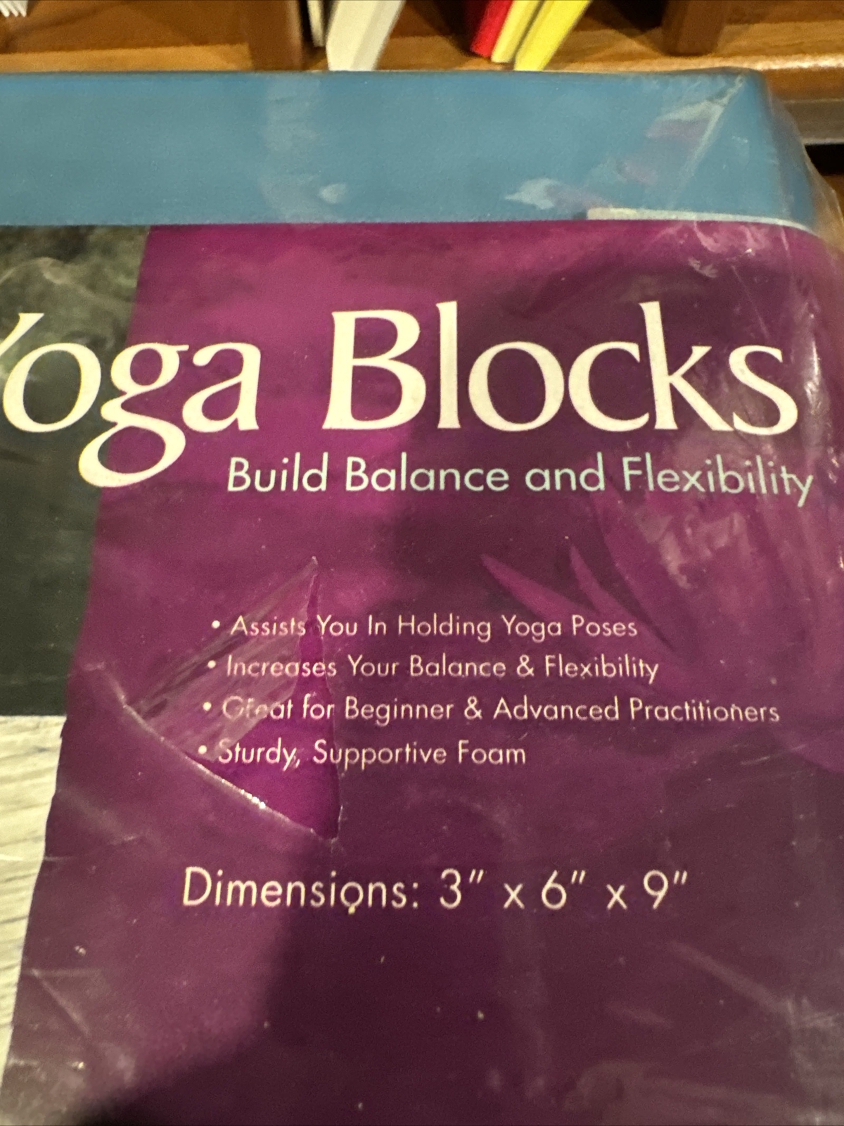 Lotus 2 Yoga Blocks, Build Balance And Flexibility (3&Prime; x 6&Prime; x 9&Prime;) [NEW]