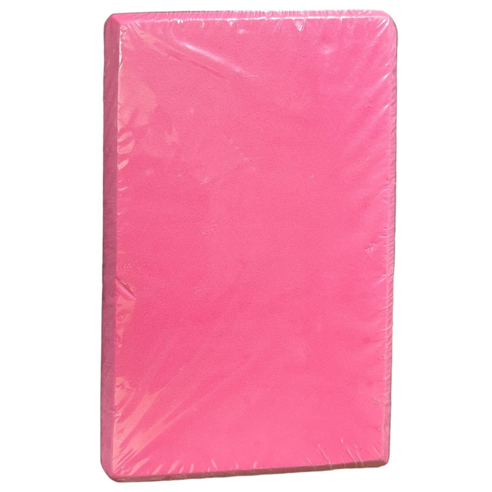 Pink Yoga Block High Density EVA Foam Brick Gym Fitness Pilates Stretching 9x6x3