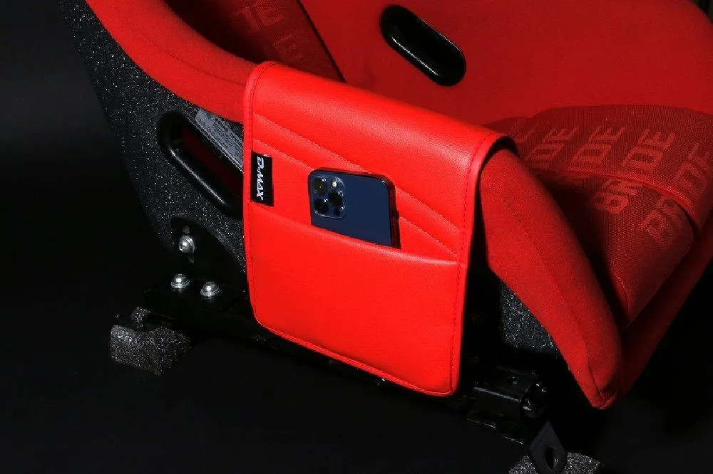 D-MAX Side pocket pad (for sports seats) Universal Seat Protector Black x Red