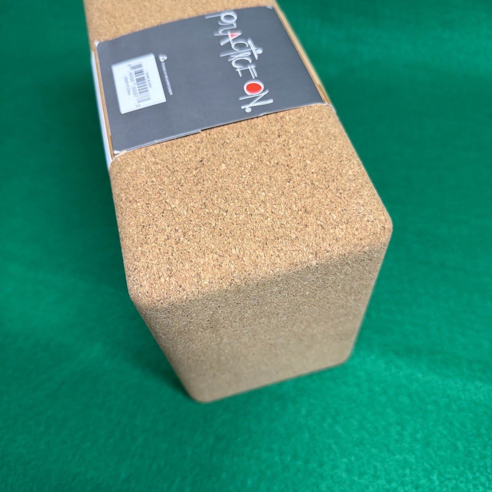 Manduka Cork Yoga Block Improve Strength Balance Flexibility Barre Natural