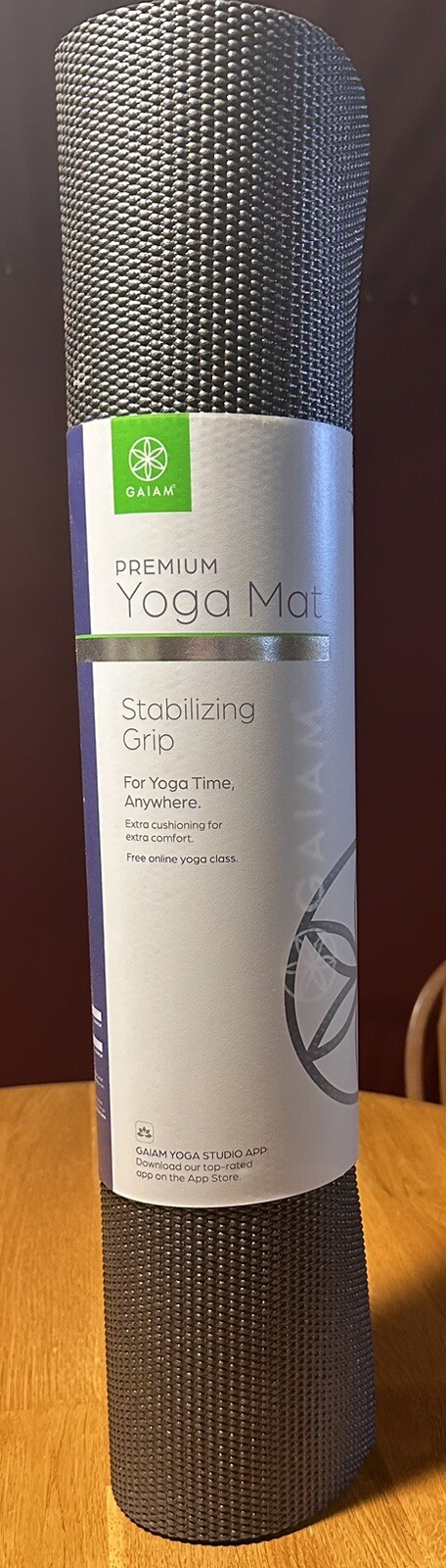 NEW Yoga Mat Premium Solid Color Non Slip Exercise Black 5mm