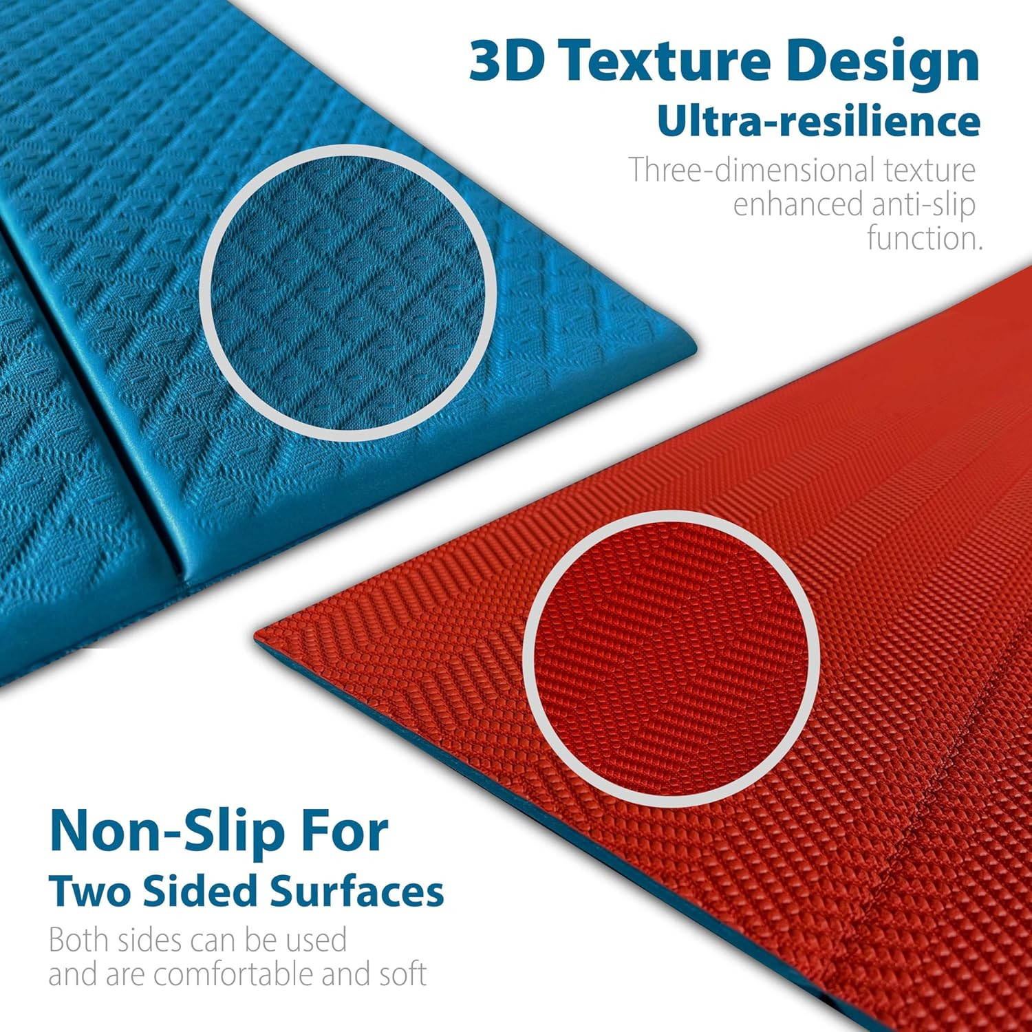 Foldable Yoga Exercise Mat – Lightweight, Anti-Slip, and Easy to Store for Yoga,