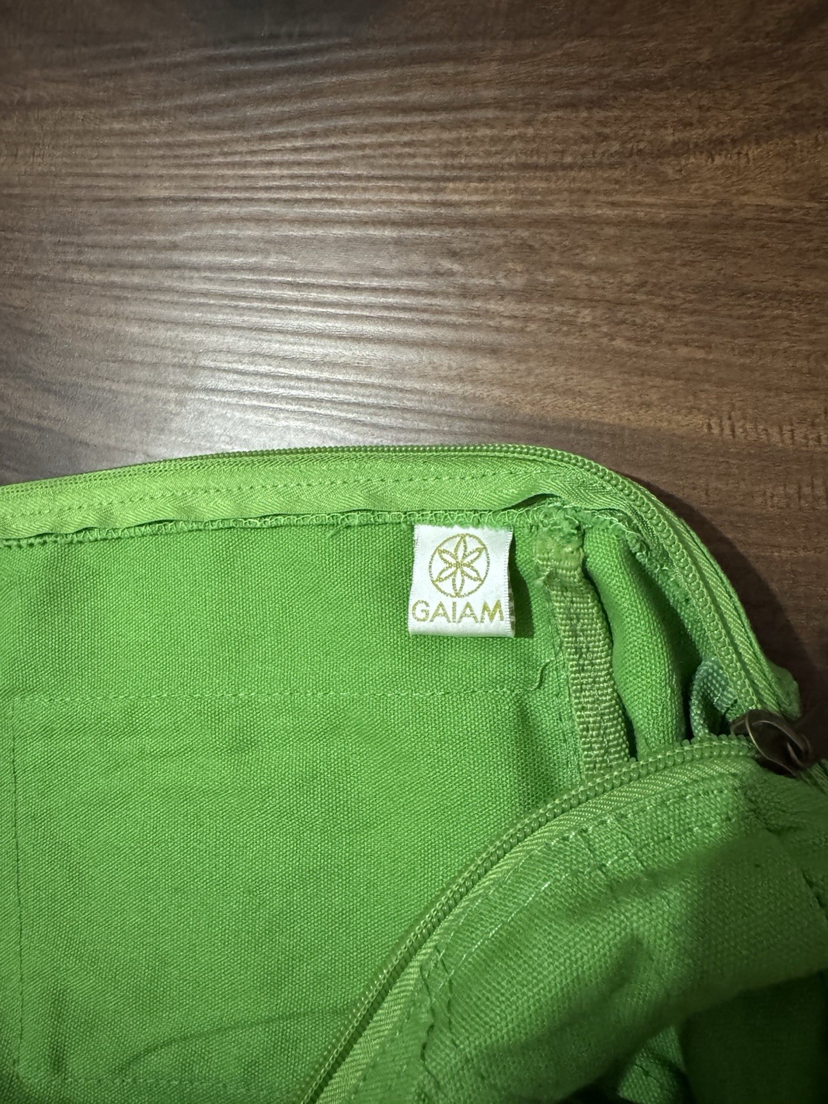 Gaiam Green Yoga Mat Bag, Good Condition!