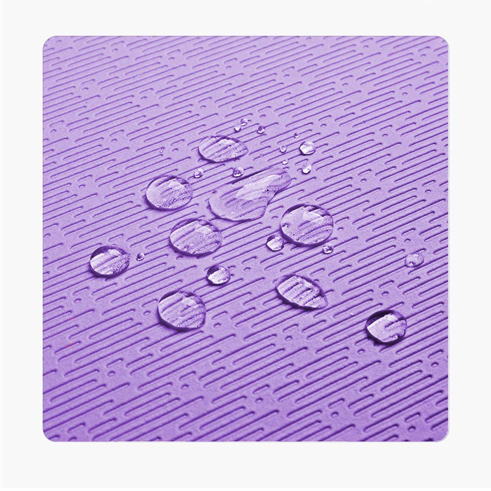 Extra Thick TPE Yoga Mat – 72&Prime;x 32&Prime; Thickness 1/2 Inch -Eco Friendly SGS Cert…