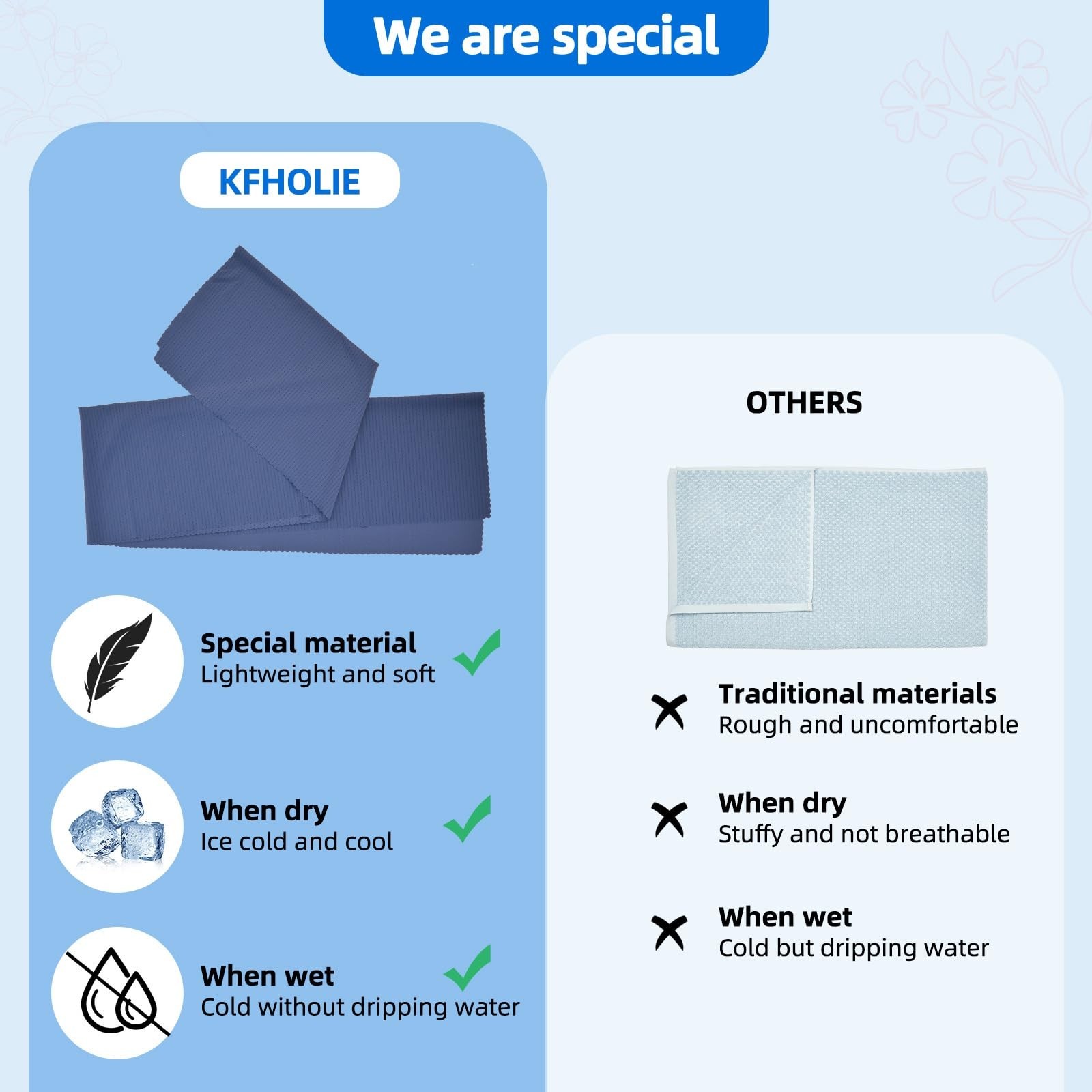 2 Cooling Towels 40 »x12 »,Cooling Towels for Neck and face Ideal for Gym, Yo…