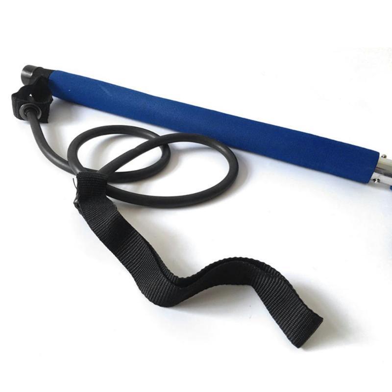 Pilates Bar Kit with Resistance Bands, Workout Equipment for Legs, Hip, Waist an