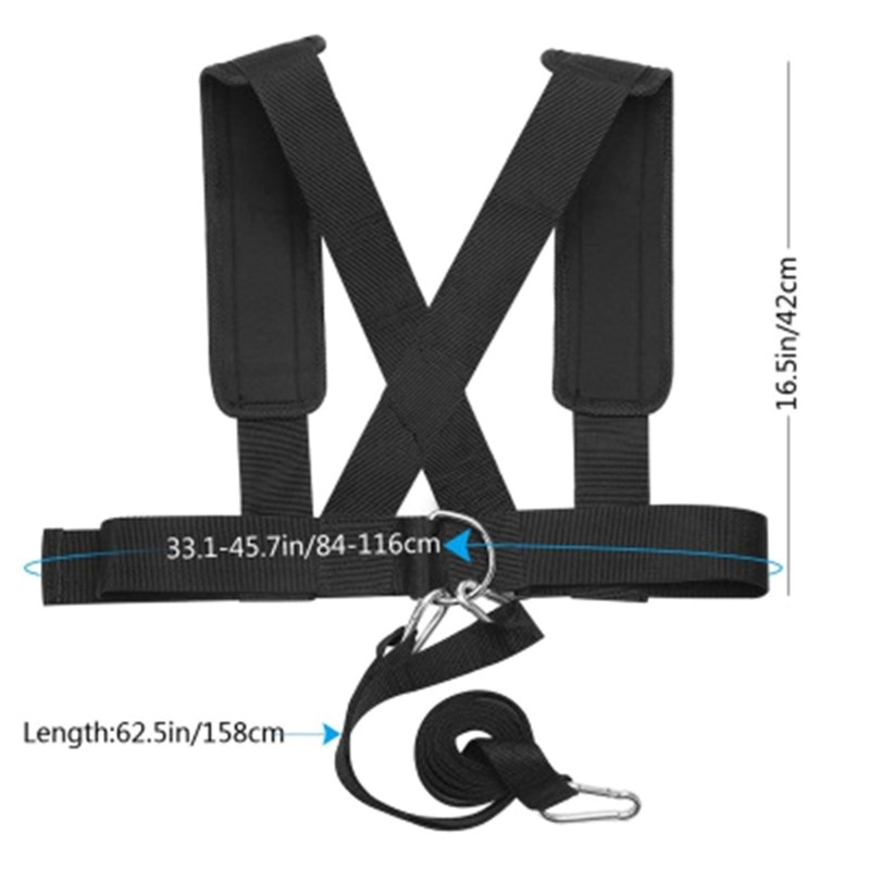 Running Anti-Resistance Assist Speed Practice Pull Belt Weighting Exercise Strap