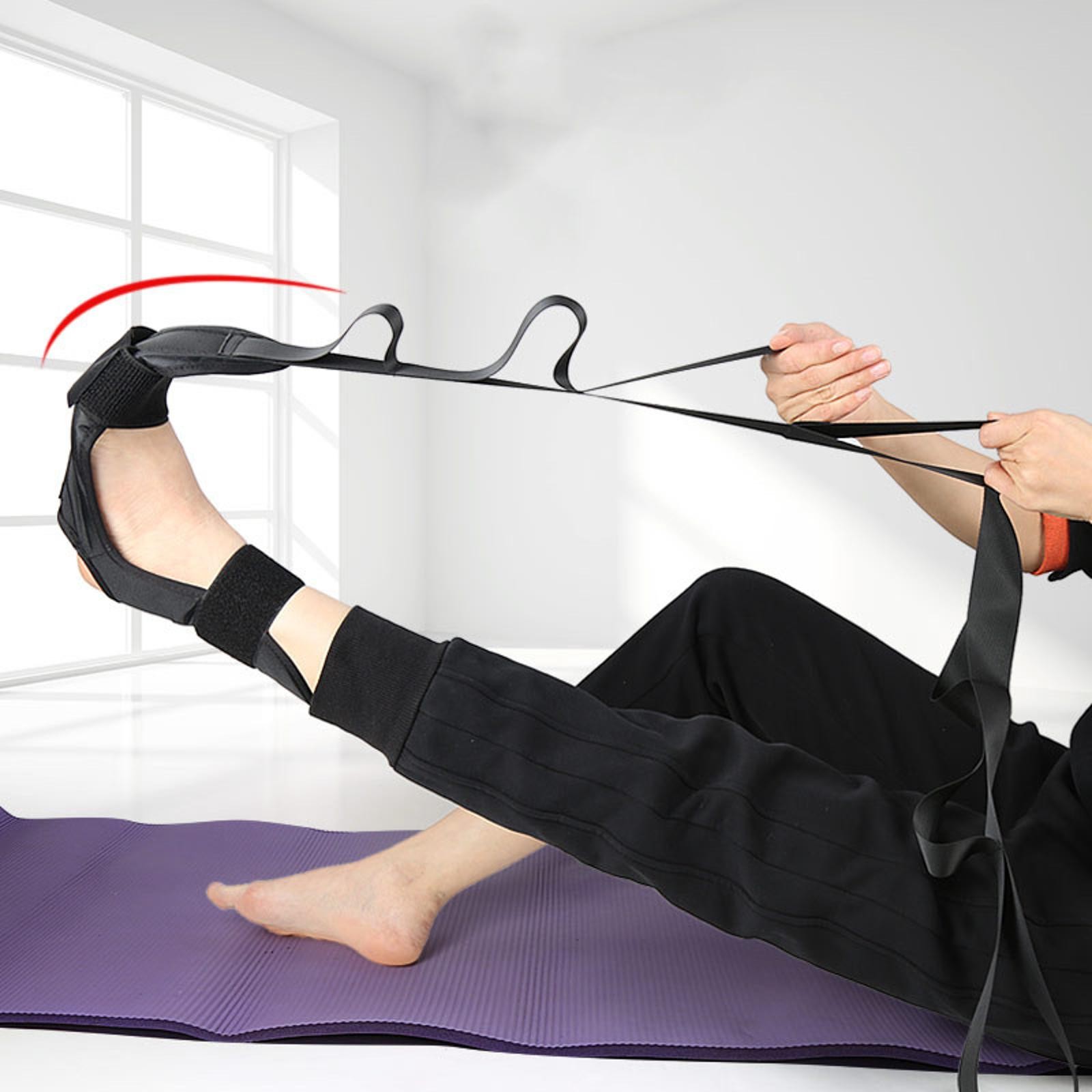 Yoga Stretching Trainer Stroke Correction Belt Foot Stretcher Ankle Stretching C