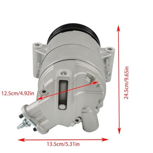 AC Compressor with Clutch Replacement for Regal Equinox Impala Malibu Terrain