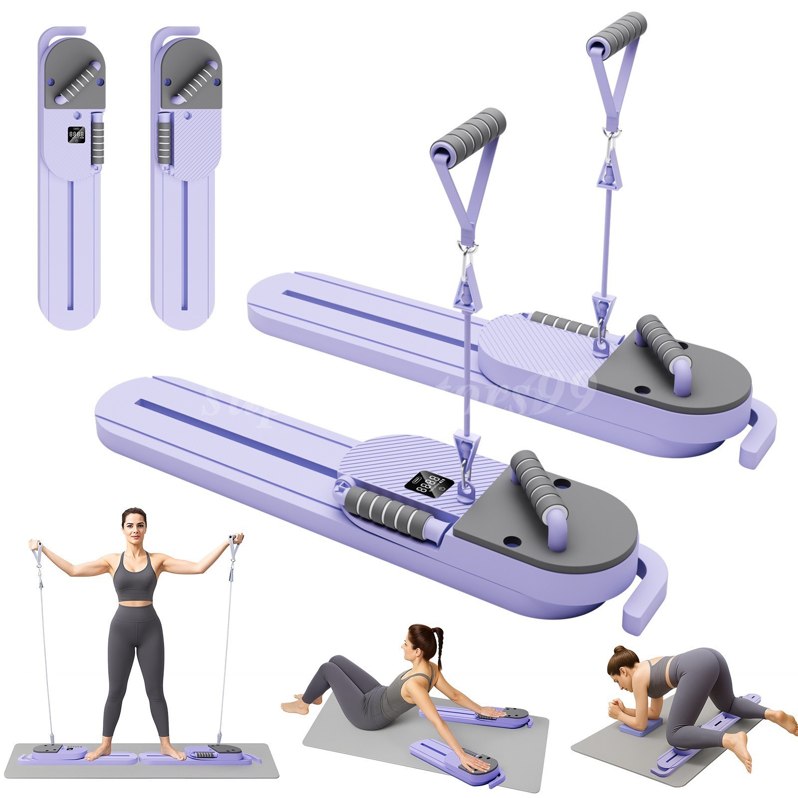 Multi-Purpose Foldable Pilates Reformer Board for Men,Women’s Home Fitness New