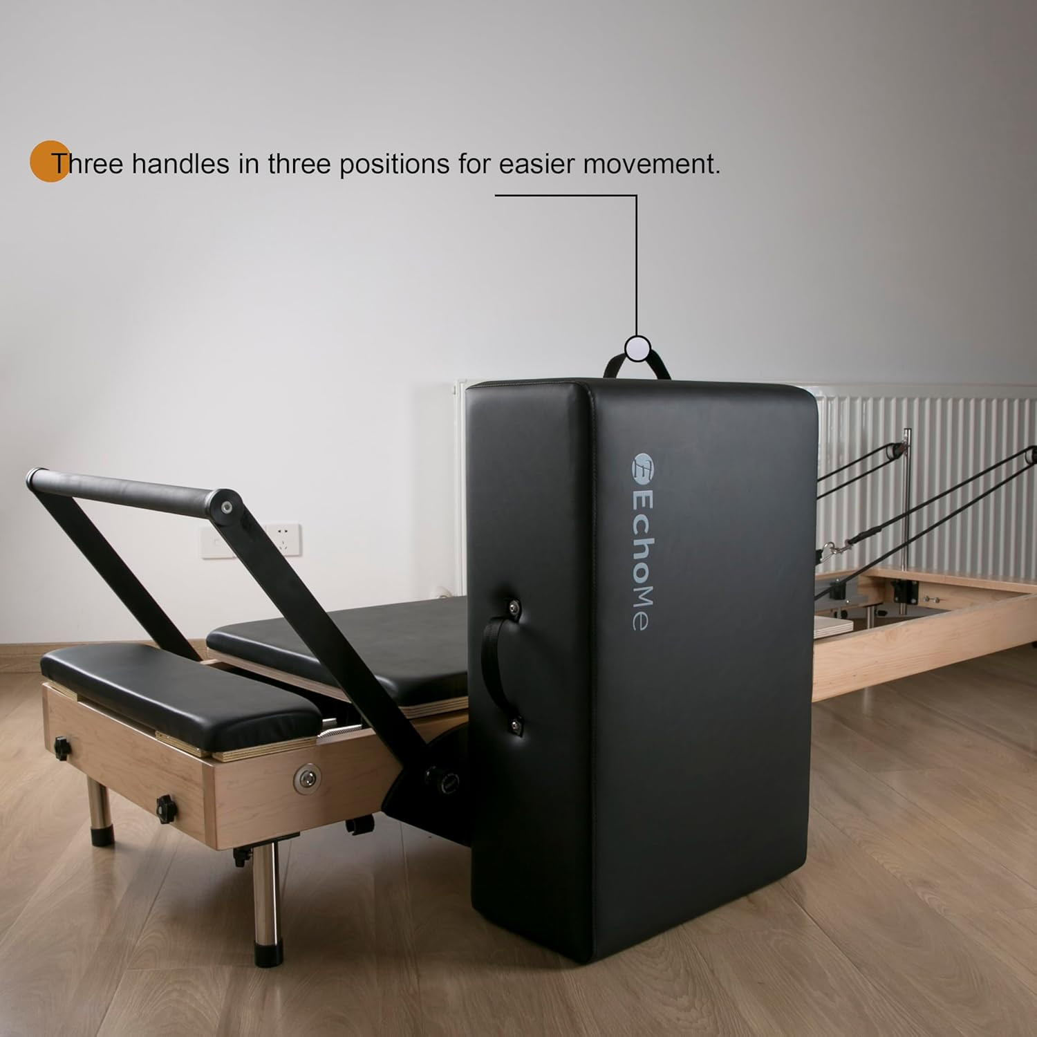 Pilates Sitting Box for Pilates Reformer by , Box Pilates Reformer for Home Gym,